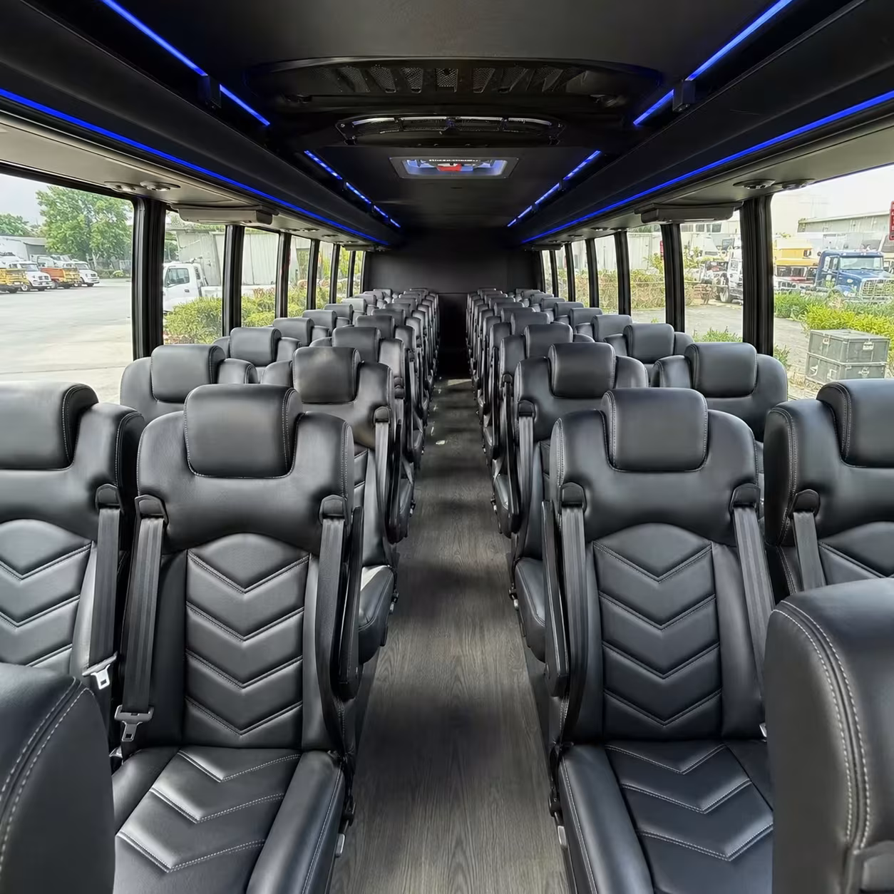25 passenger minibus inside