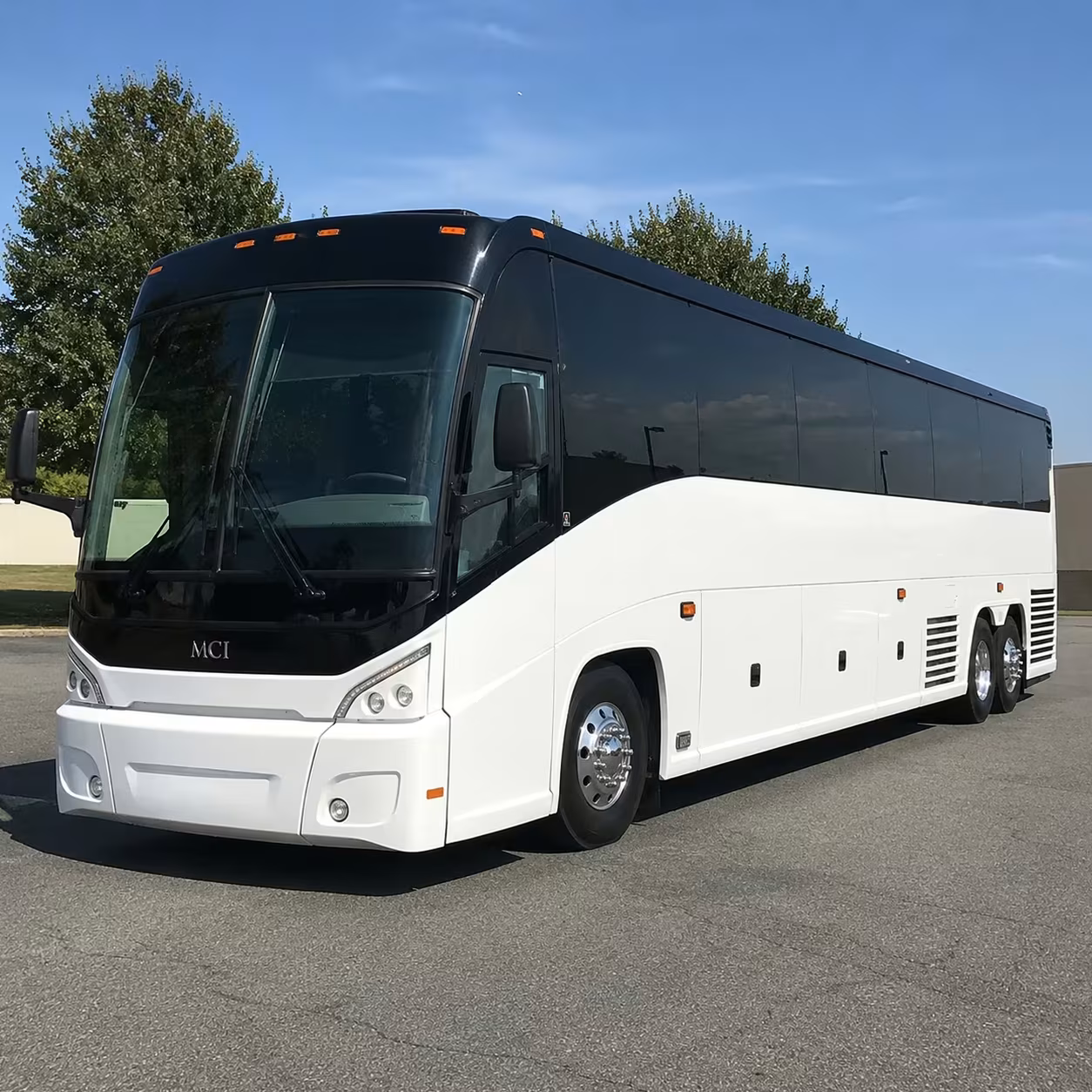 corporate airport charter bus rentals in johns creek