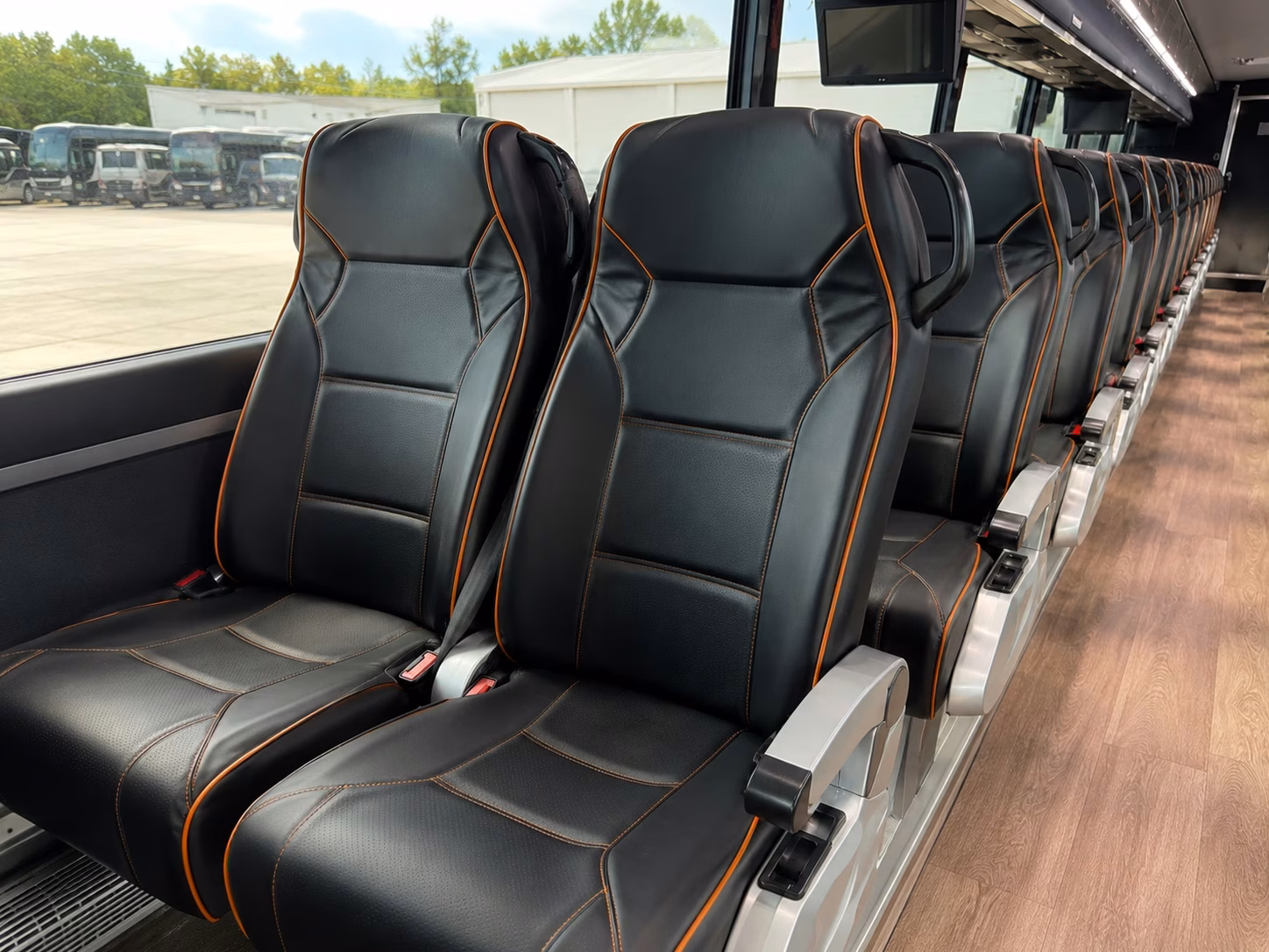 johns creek charter bus interior