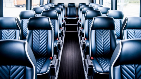 johns creek 15 passenger minibus inside