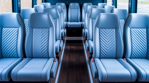 johns creek 28 passenger minibus inside
