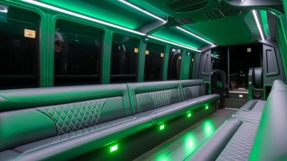 johns creek party bus rental inside