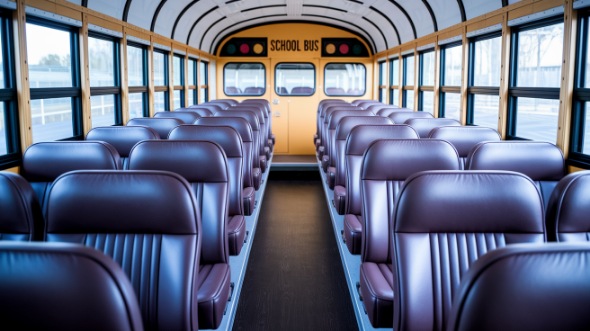 school bus rental interior johns creek